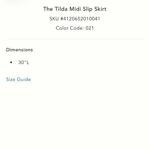 NWOT By Anthropologie The Tilda Cow Print Slip MIDI Skirt - Picture 6 of 8